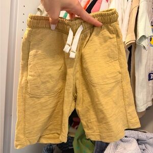 Zara toddler boys 2/3t Yellow Kids Shorts